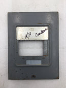 Square D QO 6-12 100 Amp 6 Space 120/240V Dead Front Cover 10 1/8" x 7 5/8"