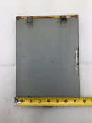 Nema 3R Panel Cover Only w/Hinges 9 3/8" x 7 3/8"