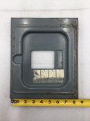 Bryant 4-8FL 100 Amp 4 Space 120/240V Model C Dead Front Cover 9 7/8" x 8 1/4"