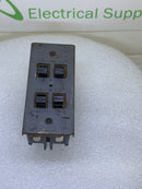 Square D MO4220 20 Amp 4 Pole 120/240V Vintage Circuit Breaker