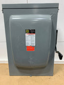 Square D D225NR 400 Amp 240VAC Fusible Disconnect Single Phase Nema3R Series E01