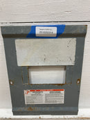 Square D QO6-12L100RB 100 Amp 8 Space 120/240V Dead Front Only 11 1/4" x 8 5/8"