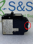 Crouse-Hinds MH1515 15 Amp 1 Pole Tandem 120/240V Breaker - Open Stab - Flaw