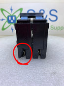 Westinghouse BR250 50 Amp 2 Pole 120/240V Circuit Breaker - Flaw