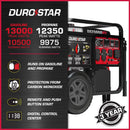 DuroMax DS13000MX 13,000 Watt Dual Fuel Portable Generator with CO Alert