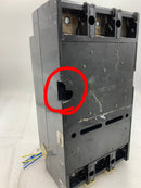 Square D LHL3640030DC1625 400 Amp 3 Pole 600V Breaker w/Trip & Aux Switch - Flaw