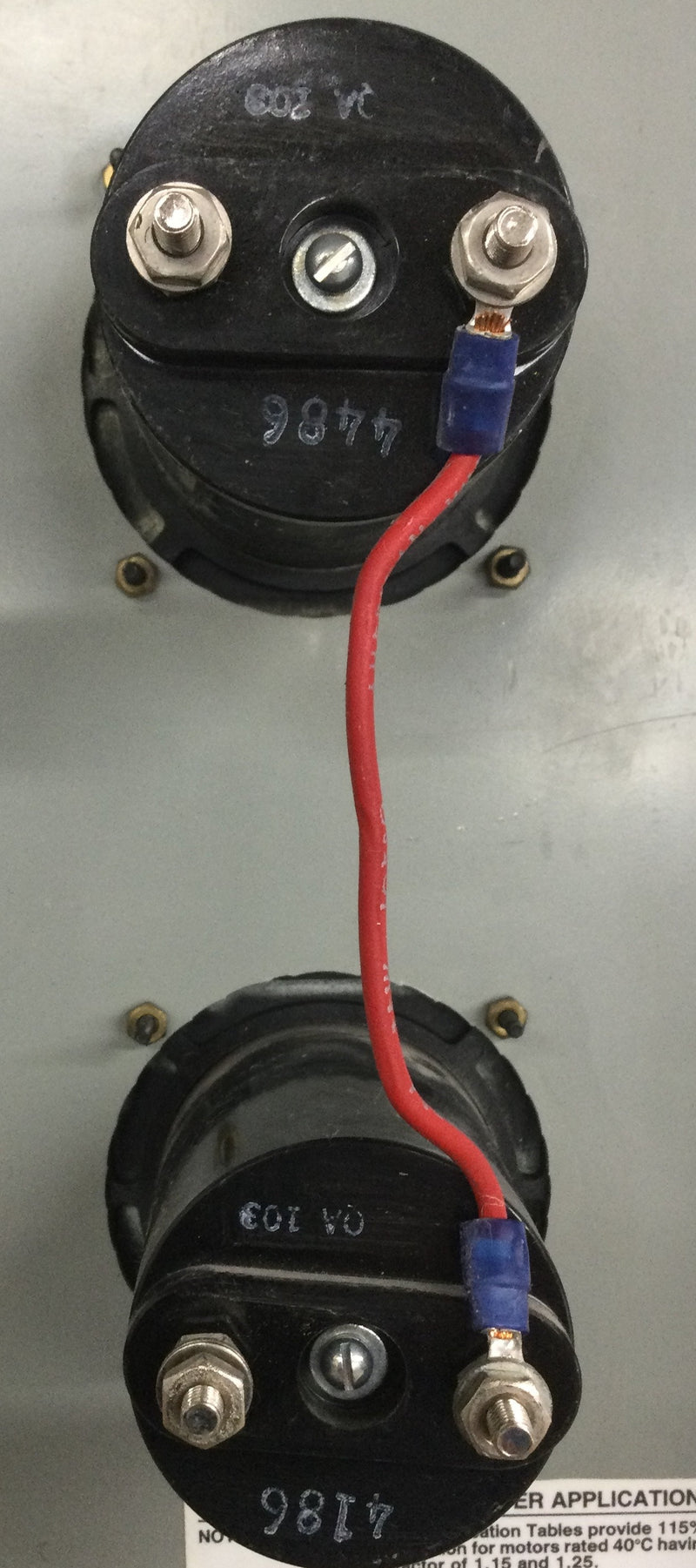 Westinghouse TA86183-5 MCC Main Load Data Center Cabinet 480VAC 3 Phase 14" X 23" with Door