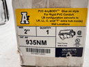 (1) Arlington 935NM Anybody Pvc 5-In-1 Conduit Body 2"