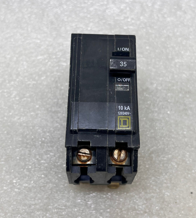 Square D QOB235 2 Pole 35 Amp 120/240v Bolt-On Circuit Breaker