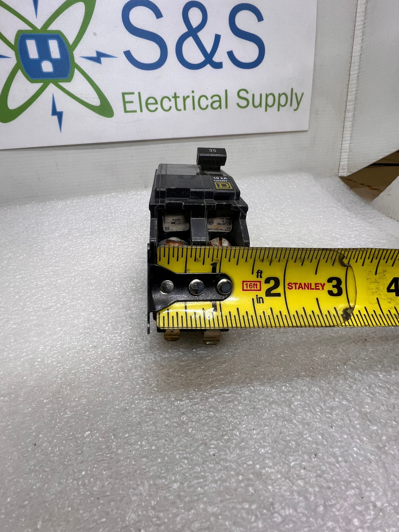 Square D QOB235 2 Pole 35 Amp 120/240v Bolt-On Circuit Breaker