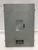 Westinghouse AK151537 400 Amp 277/480V Main Breaker Panel Cover 15" x 10 1/2"