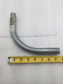 Picoma E-40321 3/4" EMT Galvanized Steel 90 Degree Elbow