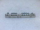 Square D 13 Position 4-14 AWG Grounding/Neutral Bar 4 1/2" x 1/2"
