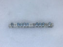 Square D 13 Position 4-14 AWG Grounding/Neutral Bar 4 1/2" x 1/2"