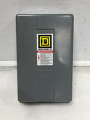 Square D 8903LG60 30 Amp 6 Pole 600V Contactor Enclosure Cover 12 3/4" x 7 7/8"