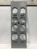 Square D EZM38-125R 125A 120/240V Meter Center Dead Front 59 7/8" x 20" - Flawed