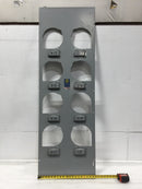 Square D EZM38-125R 125A 120/240V Meter Center Dead Front 59 7/8" x 20" - Flawed