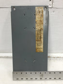 Square D Cover Plate Only 15 1/8" x 7 3/8"