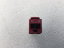 Leviton 61110-RR6 Extreme Cat 6 8P8C UTP QUICKPORT Jack in Red
