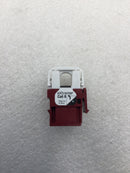 Leviton 61110-RR6 Extreme Cat 6 8P8C UTP QUICKPORT Jack in Red