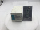 Siemens PBS1-CA6AA 2 Button Control Station Flush Mount with 1 NO & 1 NC Button