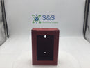 Unbranded Red Metal/Steel Fire Alarm Surface Mount Back Box 4" X 5.5"