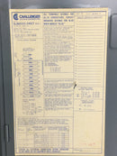 Challenger SLB12(12-24)CT 12/24 Space 125 Amp Panel Cover 120/240v 1 Phase 3 Wire Type 1 Cover Only 24 1/8" x 15 1/8"