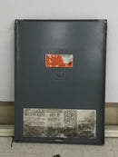 Square D QO8-16L100RB 100 Amp 8 Space 120/240V Cover Only 12 1/2" x 9 1/8"