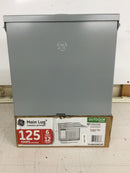 GE TLM612RCUP 125 Amp 6 Space 12 Circuit Surface Mount Outdoor Main Lug
