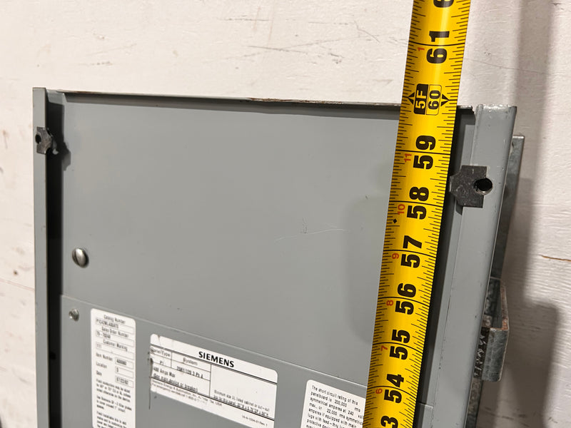 Siemens P1C42ML400ATS 400 Amp 208y/120 3ph 4w Panelboard & Deadfront