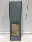 General Electric TQD225NR 225 Amp 120/240V Nema 3R Panel Cover 26 1/4" x 7 3/8"