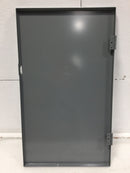 Square D HOM12L225PRB 12 Space 120/240V Panel Door w/Hinges 25 3/8" x 14 3/4"