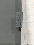 Square D HOM12L225PRB 12 Space 120/240V Panel Door w/Hinges 25 3/8" x 14 3/4"