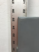 Square D HOM12L225PRB 12 Space 120/240V Panel Door w/Hinges 25 3/8" x 14 3/4"