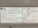 Cutler Hammer CH42B225L 225 Amp 42 Space Panel Door w/Main 40" x 15 3/8"