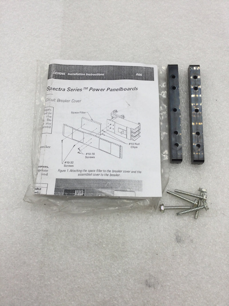 GE General Electric DEH045 Circuit Breaker Cover for Spectra Series Power Panelboards