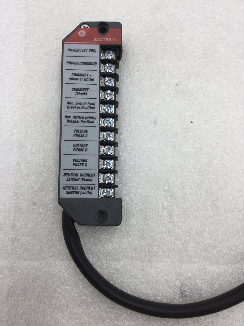 GE General Electric SDCTBA11 Distribution Cable Terminal Block 600 VAC SDC Series