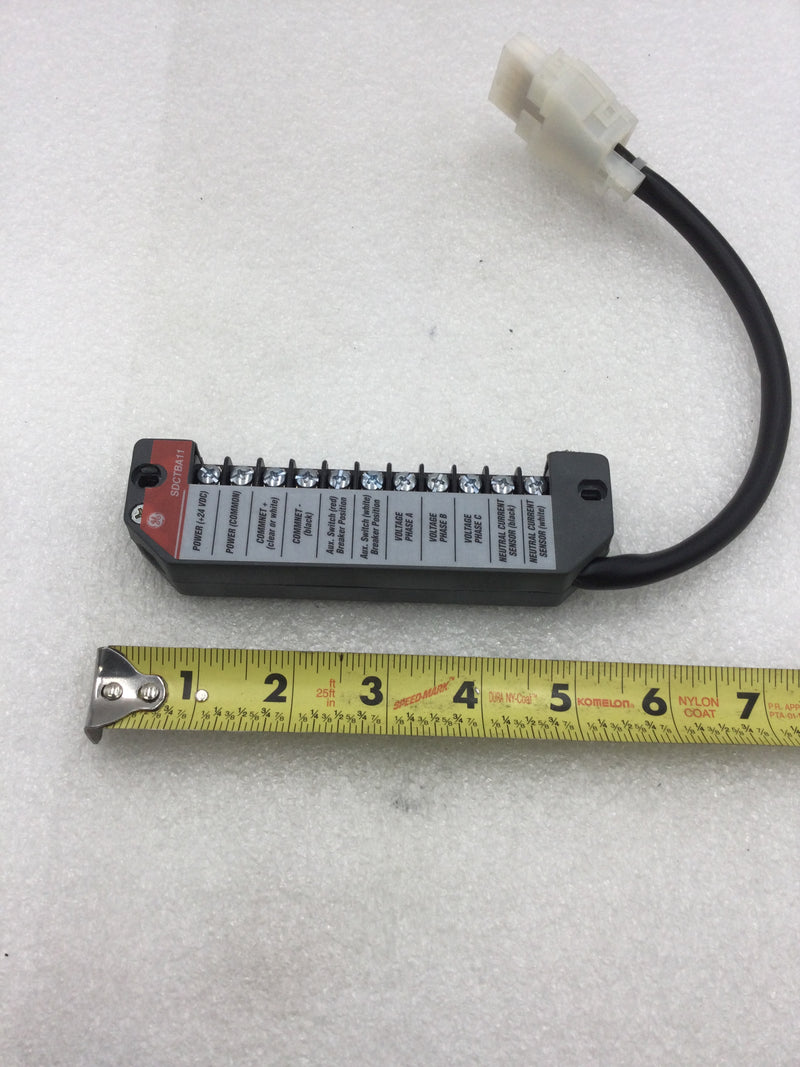 GE General Electric SDCTBA11 Distribution Cable Terminal Block 600 VAC SDC Series