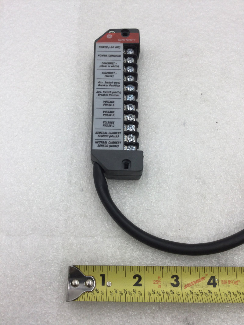 GE General Electric SDCTBA11 Distribution Cable Terminal Block 600 VAC SDC Series