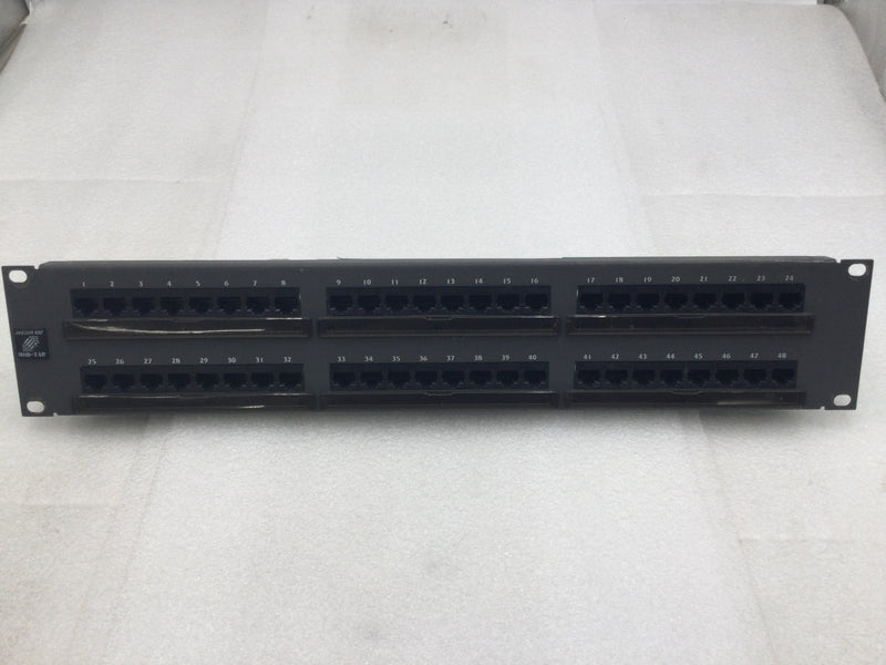 System 100 Mod-Tap B001G 48 Port Cat5 Patch Panel