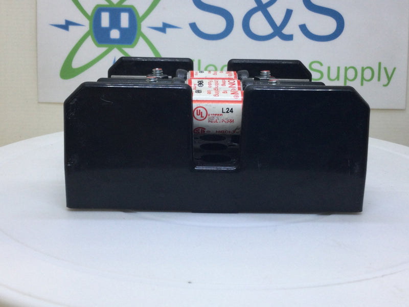 Bussman T60100-3C 100A 600V Class T Modular Fuse Block w/ 3 x JJS100 Fuses