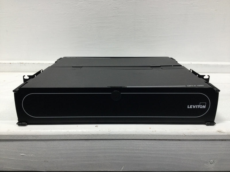 Leviton 5R2UM-S06 OPT-X 1000i SDX Rack-Mount Enclosure - Empty w/ Sliding Tray