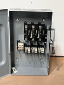 Square D D324N General Duty Fusible Single Throw Safety Switch 200 Amp 240VAC 3 Pole