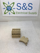 IMO ER10 Feed Through Terminal Block For 35mm DIN Rail (Lot of 6)