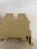 IMO ER10 Feed Through Terminal Block For 35mm DIN Rail (Lot of 6)