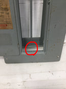 Siemens G2430MB1150CU 24 Space Panel Cover 31 1/8" x 15 1/2" - Missing Parts