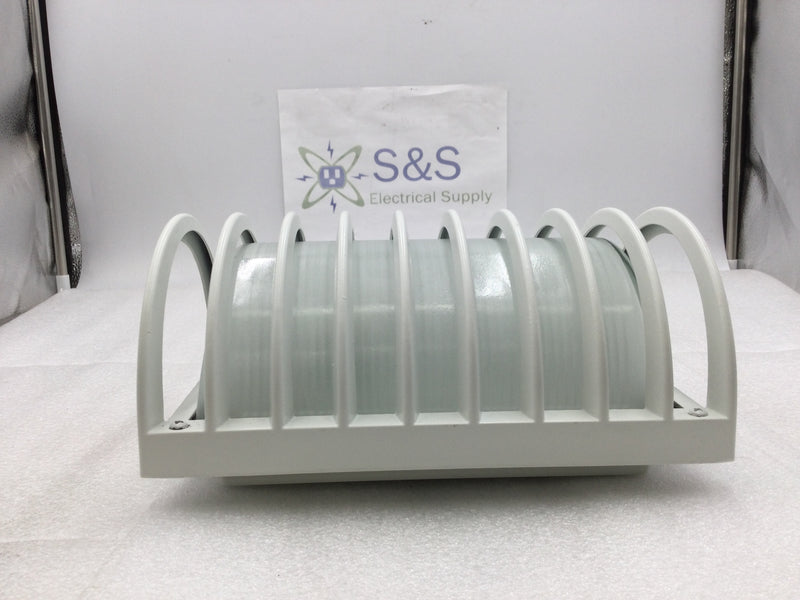 Satco/Nuvo 60-532 10" Brentwood Outdoor Bulk Head Light Semi Gloss White