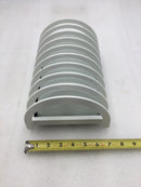 Satco/Nuvo 60-532 10" Brentwood Outdoor Bulk Head Light Semi Gloss White