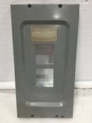 ITE EQ4S&F 100 Amp 4 Space 120/240V Dead Front Only 12 3/4" x 6 7/8"