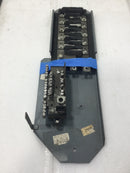 Square D QON20-30MG150 150 Amp 20 Space Load Center Guts Only 6" X 21.5" - Flaw